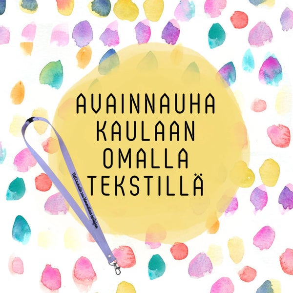 Avainnauha kaulaan OMALLA TEKSTILL&Auml;